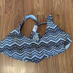 Aztec Print Bikini Top